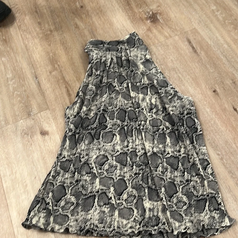 Sen Python Print Halter Top | Snakeskin Print | Size S | Miami Designer - Picture 3 of 9